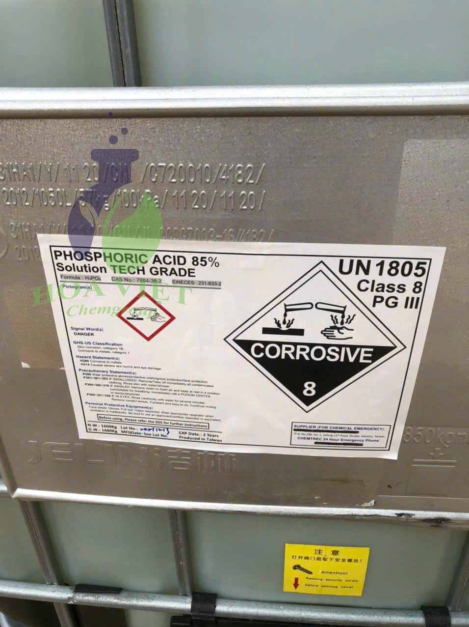 H3PO4 bồn H3PO4 bồn