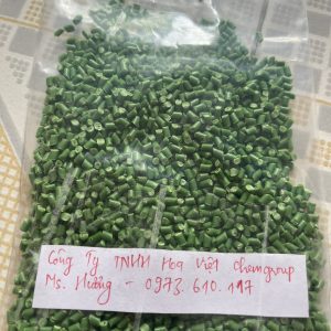Hạt nhựa PP màu xanh